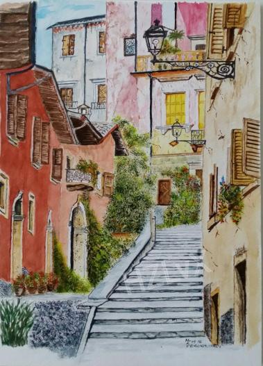 24 x 32 cm, " old part of Verona, Italy"  ONLY PROFESSIONAL PRINTS AVAILABLE !!!!!