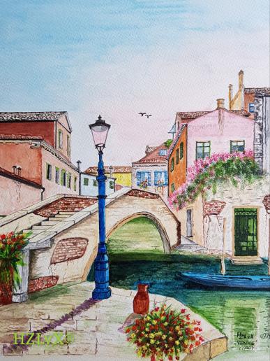 24 x 32 cm,     "Venice,Italy"     ONLY PROFESSIONAL PRINTS AVAILABLE !!!!!
